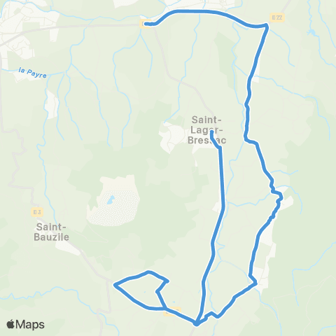 ARA Cars Ardèche - Scolaire Regies Municipales map