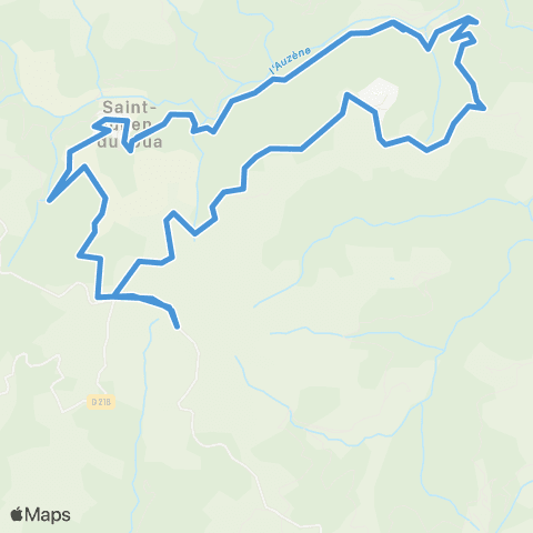 ARA Cars Ardèche - Scolaire Reseau Urbain Capca map