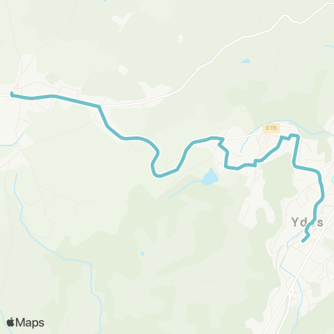 ARA Cars Région Cantal Champagnac - Ydes map