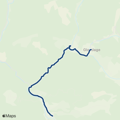 ARA Cars Région Drôme - Scolaire Sco Boulc - Glandage map