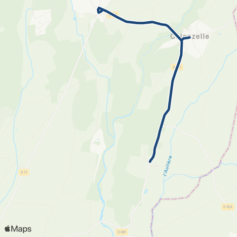 ARA Cars Région Drôme - Scolaire Sco Colonzelle - Chamaret map