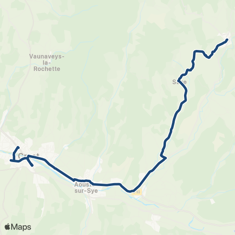 ARA Cars Région Drôme - Scolaire Sco Crest Est map