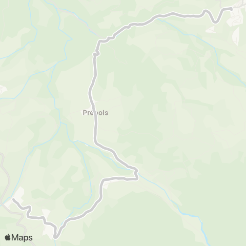 ARA Cars Région Isère - Scolaire St Maurice en Trieves-Prebois-Mens map