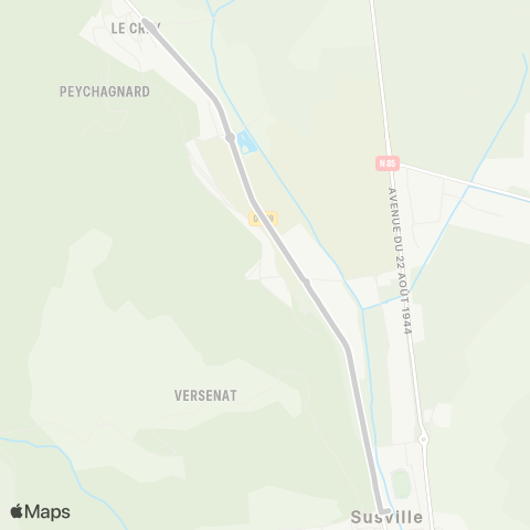 ARA Cars Région Isère - Scolaire Primaire Susville map