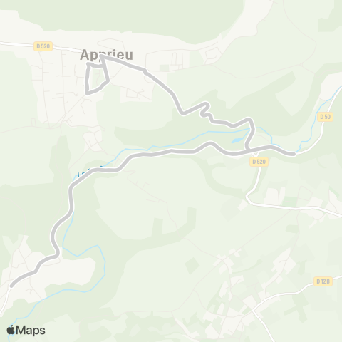 ARA Cars Région Isère - Scolaire Primaire Apprieu map