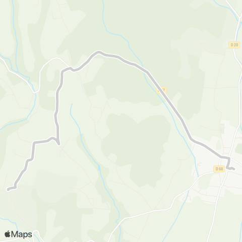 ARA Cars Région Isère - Scolaire Desserte Chatte Coteau map