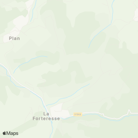 ARA Cars Région Isère - Scolaire St Paul d'Izeaux-la Forteresse-Plan map