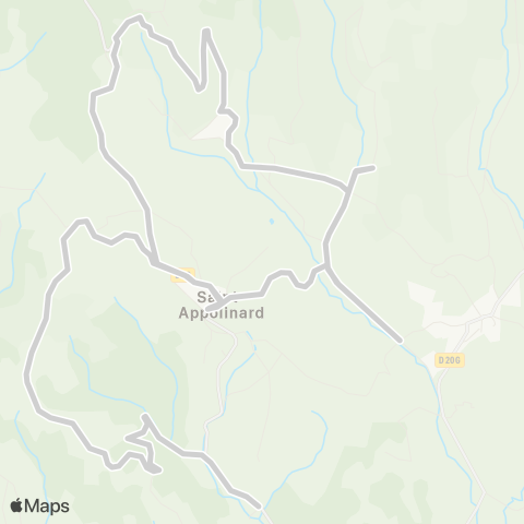 ARA Cars Région Isère - Scolaire Rpi St Appolinard-Chevrieres-Murinais map