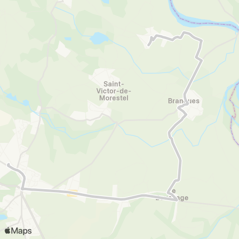 ARA Cars Région Isère - Scolaire Concharbin-St Victor Morestel-Morestel map