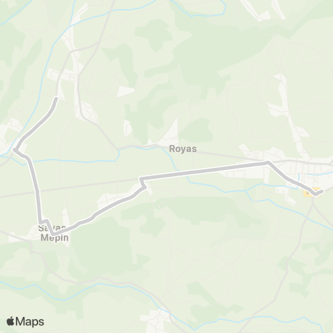 ARA Cars Région Isère - Scolaire Savas Mepin-Saint Jean de Bournay map