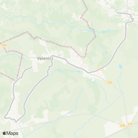 ARA Cars Région Isère - Scolaire Valencin-St J. Chaleyssin-Heyrieux map