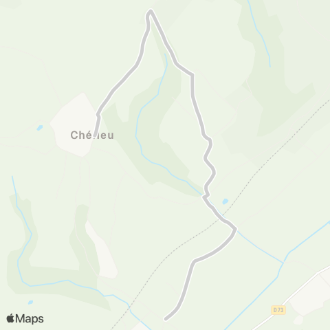 ARA Cars Région Isère - Scolaire Primaire Chelieu map