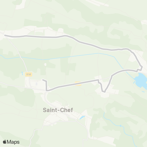 ARA Cars Région Isère - Scolaire Primaire St Chef map