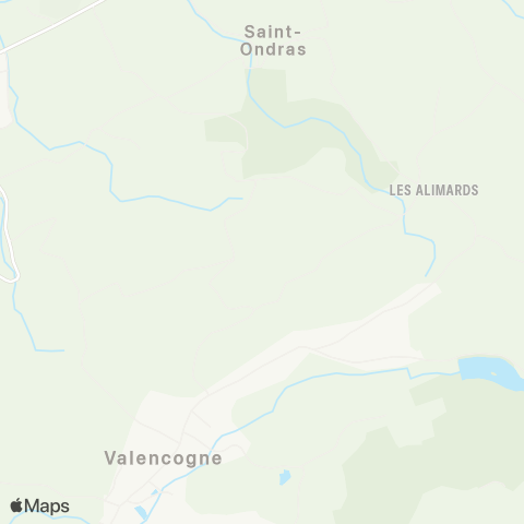 ARA Cars Région Isère - Scolaire Rpi Valencogne-St Ondras map