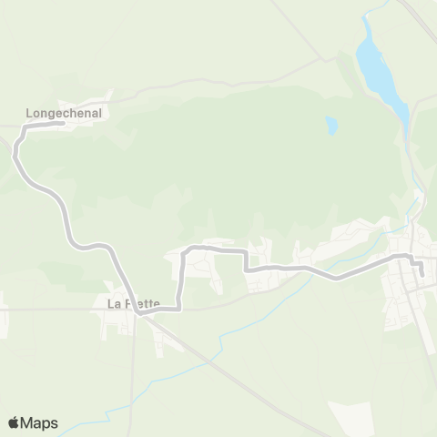 ARA Cars Région Isère - Scolaire Longechenal-le Grand Lemps map