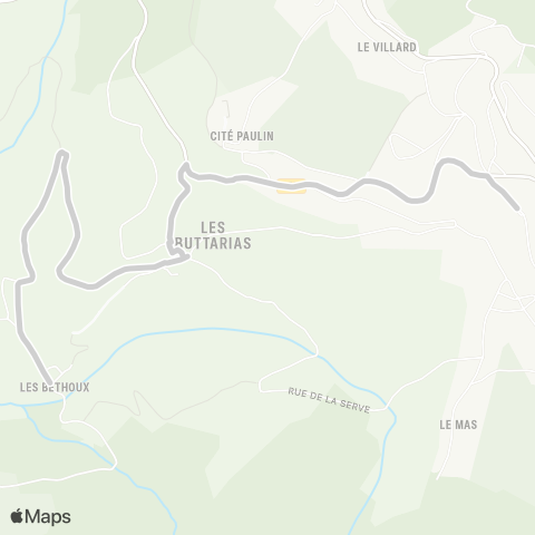 ARA Cars Région Isère - Scolaire Primaire les Mottes map