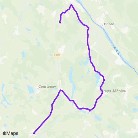 ARA Cars Région Isère Montalieu Vercieu-Bourgoin Jallieu map
