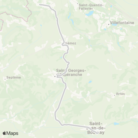 ARA Cars Région Isère - Scolaire Diemoz-Heyrieux map