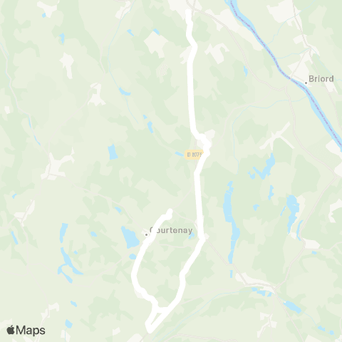 ARA Cars Région Isère - Scolaire Courtenay-Montalieu Vercieu map