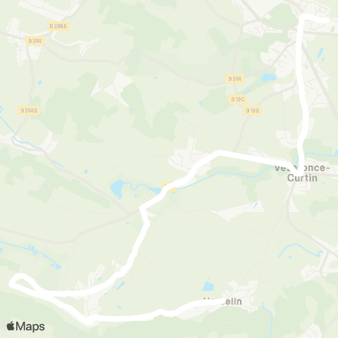 ARA Cars Région Isère - Scolaire Vasselin-Vignieu-Morestel map