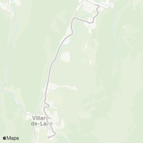 ARA Cars Région Isère - Scolaire Lans en Vercors-Villard de Lans map