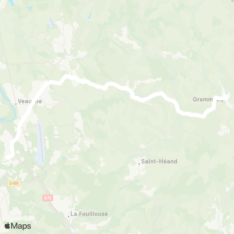 ARA Cars Région Loire Grammond - Andrézieux-Bouthéon map