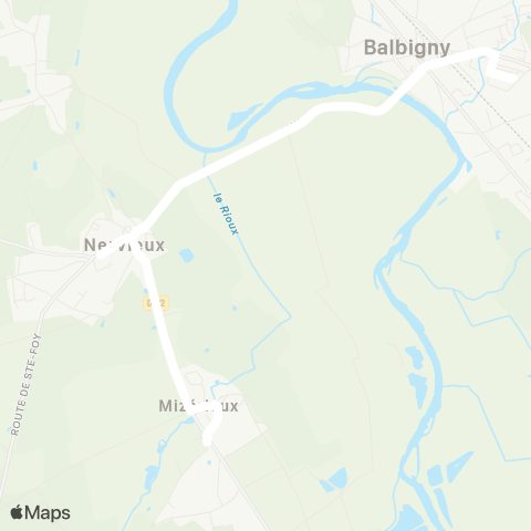 ARA Cars Région Loire Mizérieux-Balbigny map