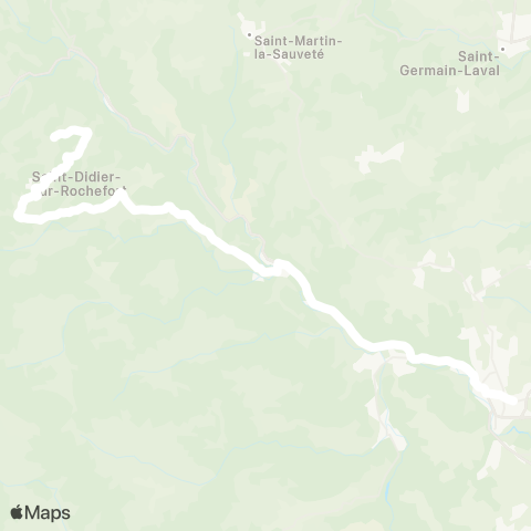 ARA Cars Région Loire St-Jean-la-Vêtre-Boën map