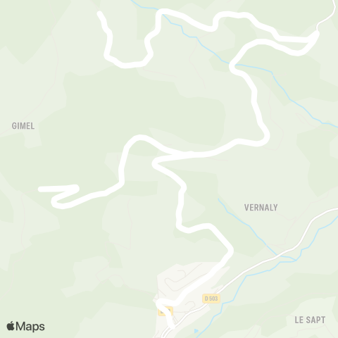 ARA Cars Région Loire St-Sauveur-en-Rue - Bourg-Argental map