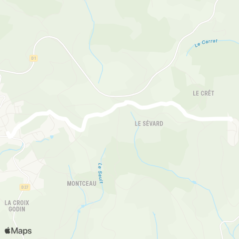 ARA Cars Région Loire Ste Agathe en d-Bussières map