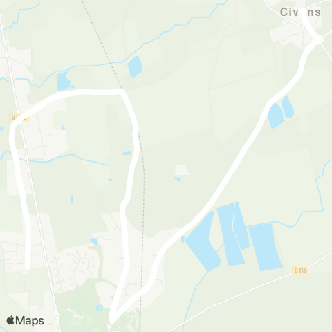 ARA Cars Région Loire Civens - Civens map