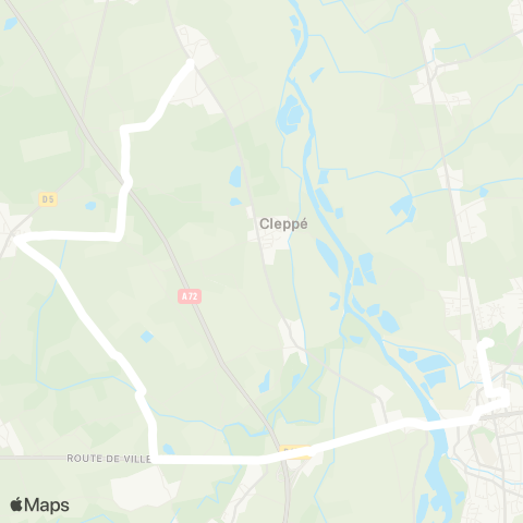 ARA Cars Région Loire Mizérieux - Feurs map