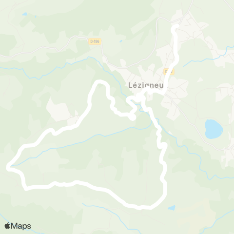 ARA Cars Région Loire Lézigneux - Lézigneux map