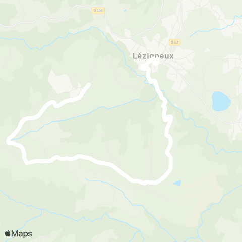 ARA Cars Région Loire Lézigneux - Lézigneux map