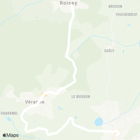 ARA Cars Région Loire Roisey - Maclas map