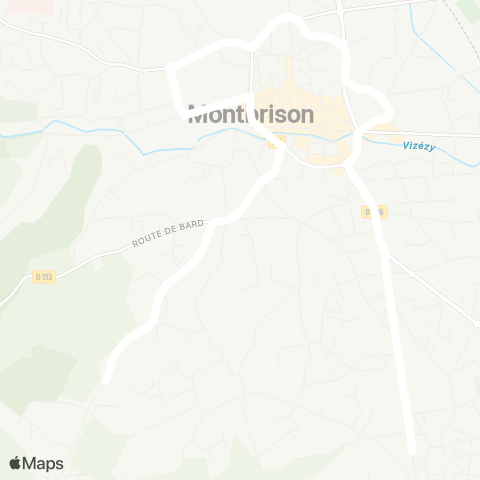 ARA Cars Région Loire Ecotay l'Olme - Montbrison map