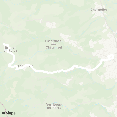 ARA Cars Région Loire Roche (la Marêche) - Montbrison map