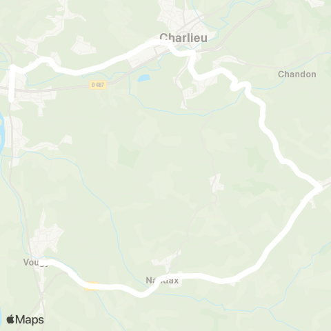 ARA Cars Région Loire Pouilly-sous / Charlieu - Vougy map