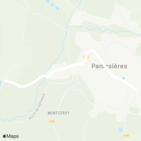 ARA Cars Région Loire Panissières - Panissières map