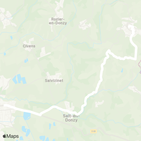 ARA Cars Région Loire Feurs - Panissières map