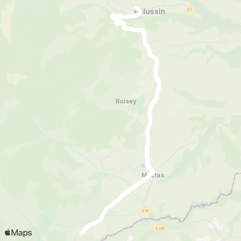 ARA Cars Région Loire St-Appolinard - Pélussin map