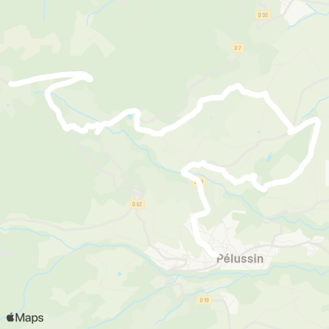 ARA Cars Région Loire Pélussin - Pélussin map