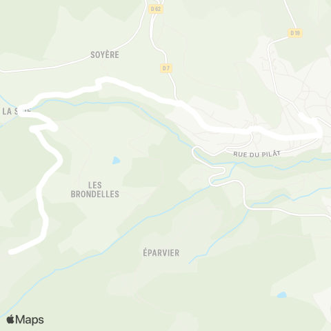 ARA Cars Région Loire Pélussin - Pélussin map