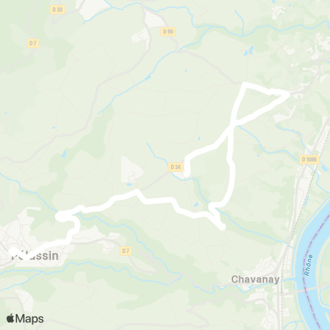 ARA Cars Région Loire Chavanay - Pélussin map