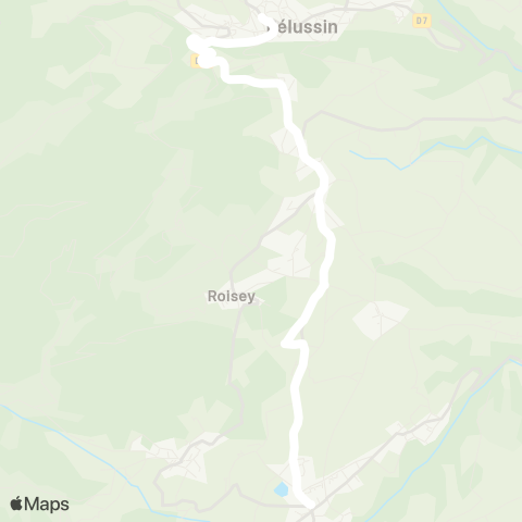 ARA Cars Région Loire Maclas - Pélussin map