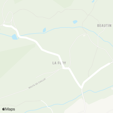 ARA Cars Région Loire Roisey - Roisey map