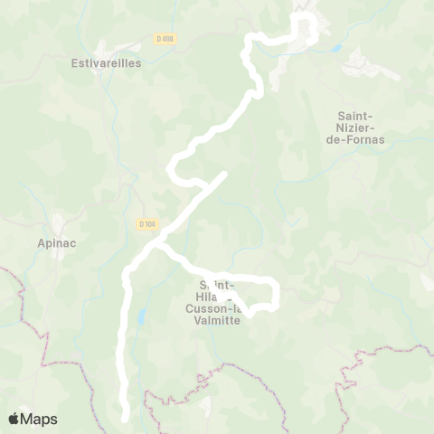 ARA Cars Région Loire Merle Leignec - St-Bonnet-le-Ch map