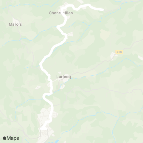 ARA Cars Région Loire Chenereilles - St Bonnet le Ch map