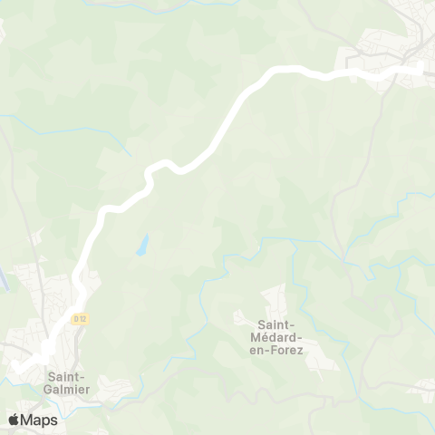 ARA Cars Région Loire Chazelles / l-St-Galmier map