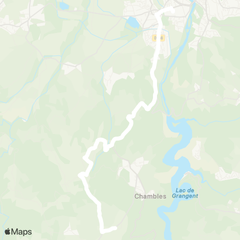 ARA Cars Région Loire Chambles-St-Just-St-Rambert map